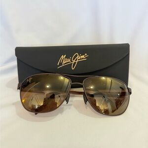 Maui Jim Castles Matte Chocolate Sunglasses